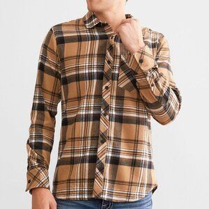 Primark Vintage Flannel Tartan Plaid Long Sleeve Cotton Button Up Shirt L